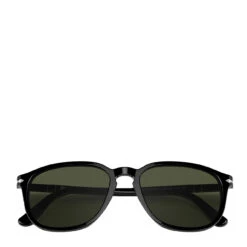 Persol 0PO3019S 95/31 55 Sunglasses Black / Green