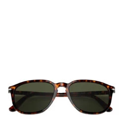 Persol 0PO3019S 24/31 55 Sunglasses Havana / Green