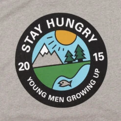 Stay Hungry YMGU Hoodie Heather Grey -Cheap Costume Store 19077 4