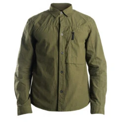 Left Hand Zip Pocket Shirt Olive