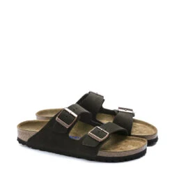 Birkenstock Arizona SFB Reg Sandal Suede Mocha -Cheap Costume Store 20697 4