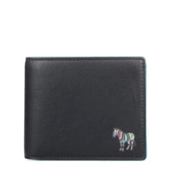 Paul Smith Wallet Billfold Black Zebra