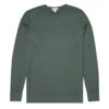 Sunspel Crew Neck Knit Smoke Green -Cheap Costume Store 21883 1