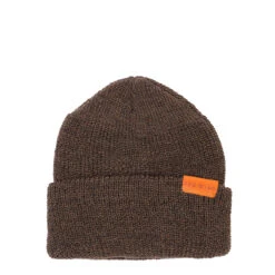 Red Wing Merino Wool Beanie Hat Brown Heather