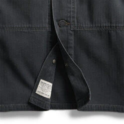 RRL By Ralph Lauren Finn Overshirt Black -Cheap Costume Store 24118 3