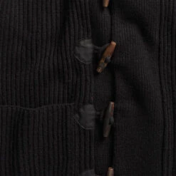 RRL By Ralph Lauren Wool Toggle Jumper Jacket Black -Cheap Costume Store 24122 4