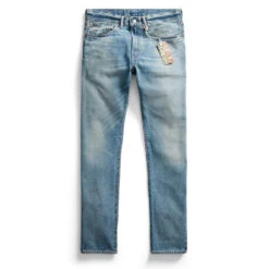 RRL By Ralph Lauren High Slim Fit Selvedge Jean Colloway Wash