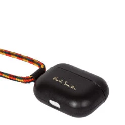 Paul Smith X Native Union Leather AirPod Pro Case Lanyard Black -Cheap Costume Store 24182 4