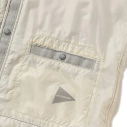 And Wander Covered Rip Cardigan Off White -Cheap Costume Store 24672 6