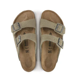 Birkenstock Arizona Regular Sandal Nubuck Khaki -Cheap Costume Store 25060 3