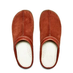 Yogi Suede Centre Seam Mule Chestnut Brown -Cheap Costume Store 25237 3