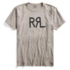 RRL By Ralph Lauren S/S Logo T-Shirt Heather Grey -Cheap Costume Store 27227 1