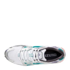 Mizuno Wave Rider 10 White / Silver / Teal Blue -Cheap Costume Store 27643 4