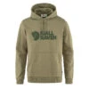 Fjallraven Logo Hoodie Light Olive -Cheap Costume Store 27737 1