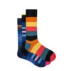Paul Smith Stipe Socks Three Pack Navy -Cheap Costume Store 28105 1