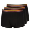 Paul Smith Artist Stripe Boxer Briefs 3 Pack Black -Cheap Costume Store 28117