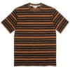 Norse Projects Johannes Multistripe SS Tee Dark Olive