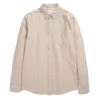 Norse Projects Anton Brushed Flannel Shirt Utility Khaki -Cheap Costume Store 28311 1