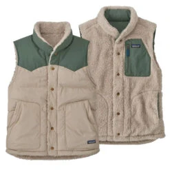 Patagonia Reversible Bivy Down Vest Oar Tan -Cheap Costume Store 28463 3