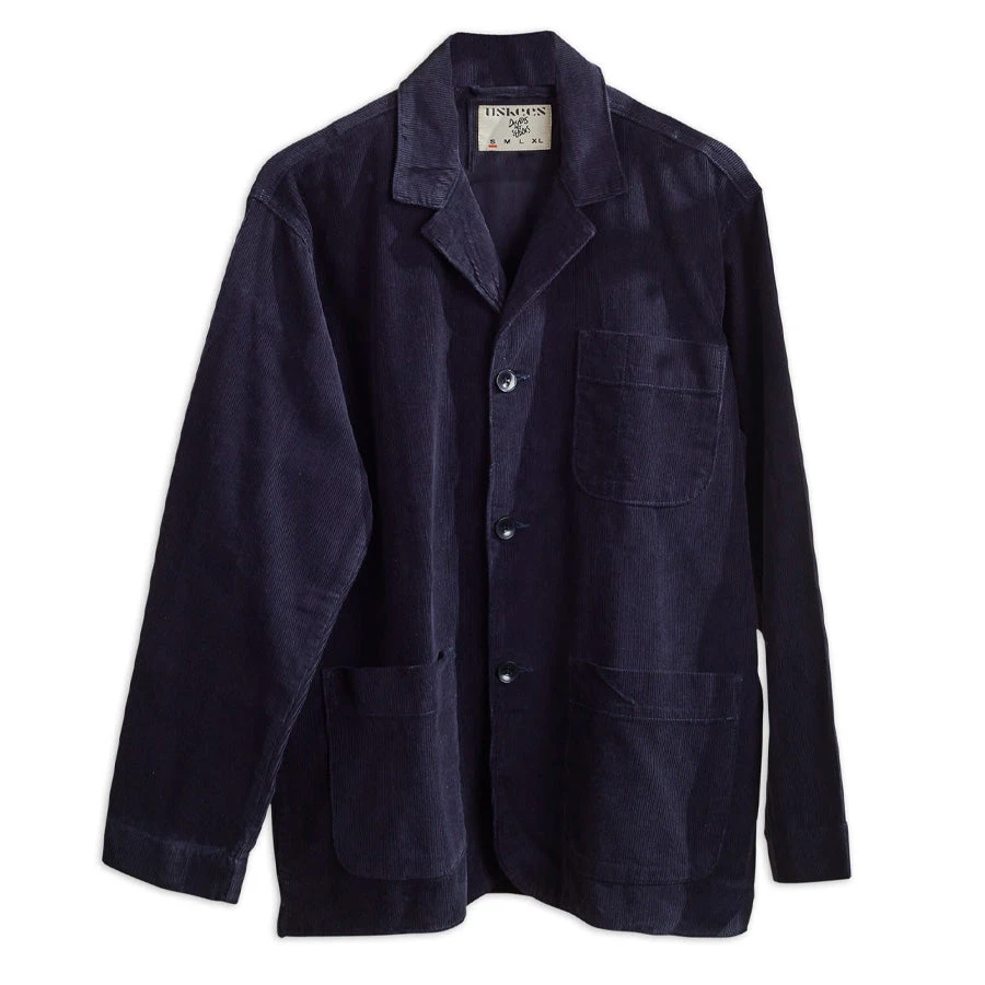 Uskees 3006 Cord Blazer Midnight Blue 3 Uskees 3006 Cord Blazer Midnight Blue