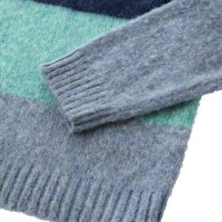 Woolrich Striped Crewneck Knit Green Stripe -Cheap Costume Store 29018 3