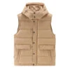 Woolrich Aleutian Detachable Hood Vest Gold Khaki -Cheap Costume Store 29020 1
