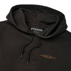 Filson Prospector Embroidered Hoodie Faded Black / Gold -Cheap Costume Store 29065 4