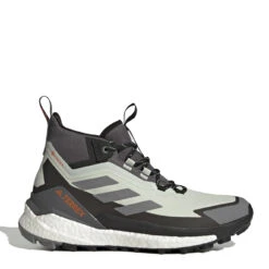 Front Page 19 Adidas Terrex Free Hiker 2 Gore-Tex Hiking Shoes Linen Green / Grey Three / Impact Orange