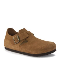 Birkenstock London Suede Reg Sandal Mink -Cheap Costume Store BirkenstockLondonSuedeNarrowMink29562 5