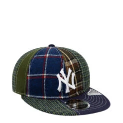 New Era New York Yankees MLB Patch Panel Cap Green -Cheap Costume Store Cap 0004 Layer14