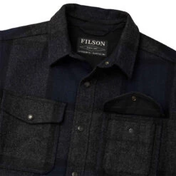Filson Mackinaw Jac Shirt Navy Charcoal Plaid -Cheap Costume Store Filson Mackinaw Jac Shirt Navy Charcoal Plaid 27543 4