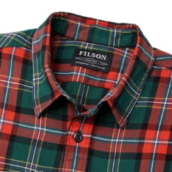 Filson Scout Shirt Green / Red / Black -Cheap Costume Store Filson Scout Shirt Green Red Black 4