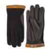 Hestra Deerskin Wool Tricot Gloves Black / Black -Cheap Costume Store Hestra Deerskin Wool Tricot Gloves Black Black