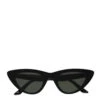 Monokel Moon Sunglasses Black - Green Solid Lens -Cheap Costume Store MOON BLACK
