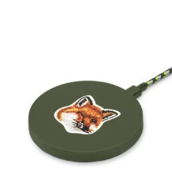 Native Union X Maison Kitsune Drop Wireless Charger Green