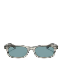 Oliver Peoples Fai OV5484SU Sunglasses Grey Textured Tortoise / Teal Polar