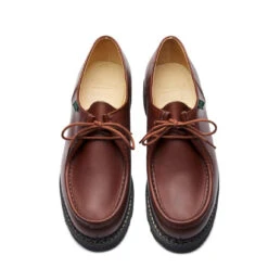 Paraboot Michael Shoe Smooth Brown Leather -Cheap Costume Store Paraboot Michael Shoe Smooth Brown Leather 27056 5