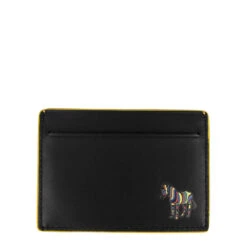 Paul Smith Zebra Credit Card Wallet Black