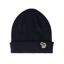 Paul Smith Zebra Beanie Navy