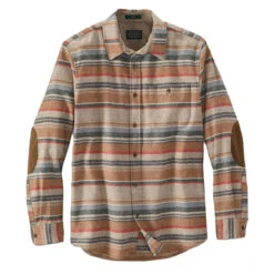 Pendleton Trail Shirt Tan Mix Multi / Bridger Stripe