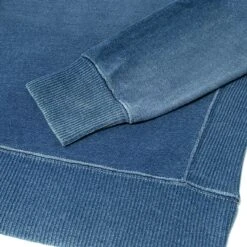 RRL By Ralph Lauren L/S Double V Sweater Washed Blue Indigo -Cheap Costume Store RRL By Ralph Lauren LS Double V Hood Sweater Washed BLue Indigo 15549 6