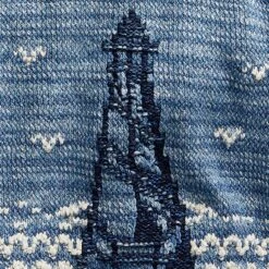 RRL By Ralph Lauren Hand Knit Shawl Cardigan Blue Indigo -Cheap Costume Store RRL by Ralph Lauren Hand Knit Shawl Cardigan Blue Indigo 16060 4