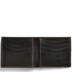 RRL By Ralph Lauren Billfold Wallet Tumbled Leather Black Over Brown -Cheap Costume Store RRLByRalphLaurenBillfoldWalletTumbledLeather BlackOverBrown 19274 3