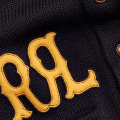 RRL By Ralph Lauren Appliqued Wool Cardigan Navy -Cheap Costume Store RRLbyRalphLaurenAppliquedWoolCardiganNavy 3