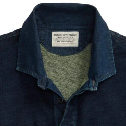 RRL By Ralph Lauren Indigo French Terry Rugby Shirt Indigo -Cheap Costume Store RRLbyRalphLaurenIndigoFrenchTerryRugbyShirtIndigo 4