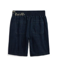 RRL By Ralph Lauren Indigo French Terry Short Indigo -Cheap Costume Store RRLbyRalphLaurenIndigoFrenchTerryShortIndigo30081 4