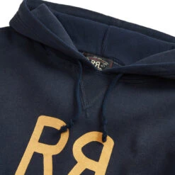 RRL By Ralph Lauren Logo Fleece Hoodie Faded Navy -Cheap Costume Store RRLbyRalphLaurenLogoFleeceHoodieFadedNavy30075 3