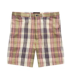 RRL By Ralph Lauren Officer Seersucker Madras Short Multi Blue