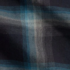 RRL By Ralph Lauren Plaid Jaspe Twill Camp Workshirt Black/Blue -Cheap Costume Store RRLbyRalphLaurenPlaidJaspeTwillCampWorkshirtBlackBlue30064 2