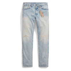 RRL By Ralph Lauren Slim Narrow Fit Stratham Jean Stratham Wash